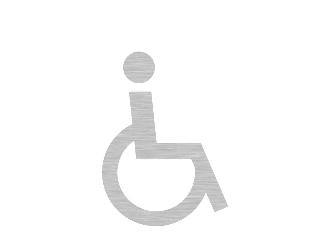 WC Piktogramme - Variante 1  - Rollstuhl